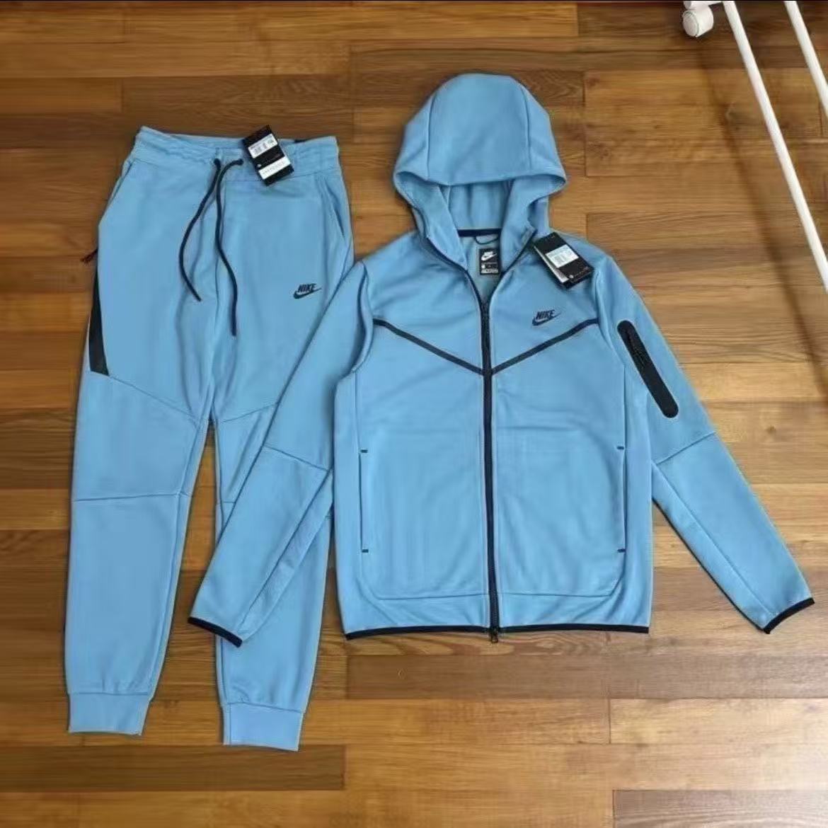 NIKE TECH FLEECE HOODIE x DUTCH BLUE/COURT BLUE