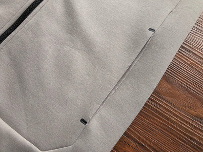 NIKE TECH FLEECE HOODIE x OLIVE GREY/ENIGMA STONE