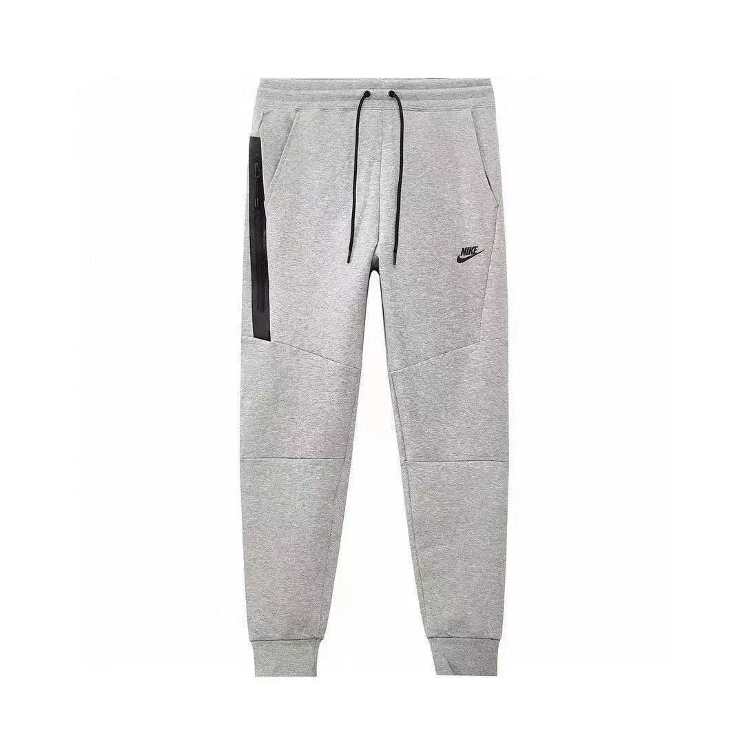 NIKE TECH FLEECE PANTS x GREY/WHITE