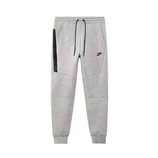 NIKE TECH FLEECE PANTS x GREY/WHITE