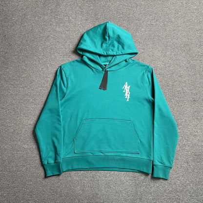 AMIRI LETTER LOGO HOODIE CERULEAN