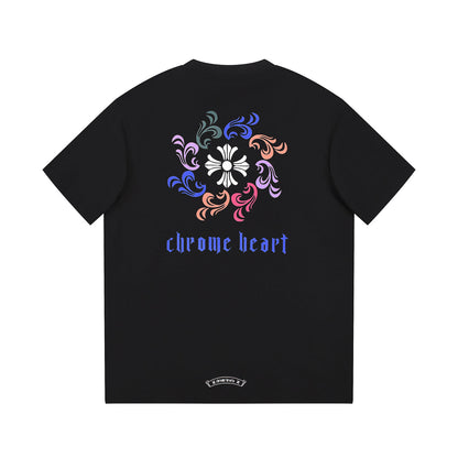 CHROME HEARTS LOGO COLLAR T-SHIRT BLACK