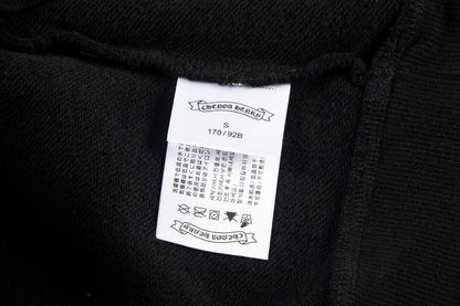 CHROME HEARTS WOOL WHITE CROSS SWEATSHIRT BLACK