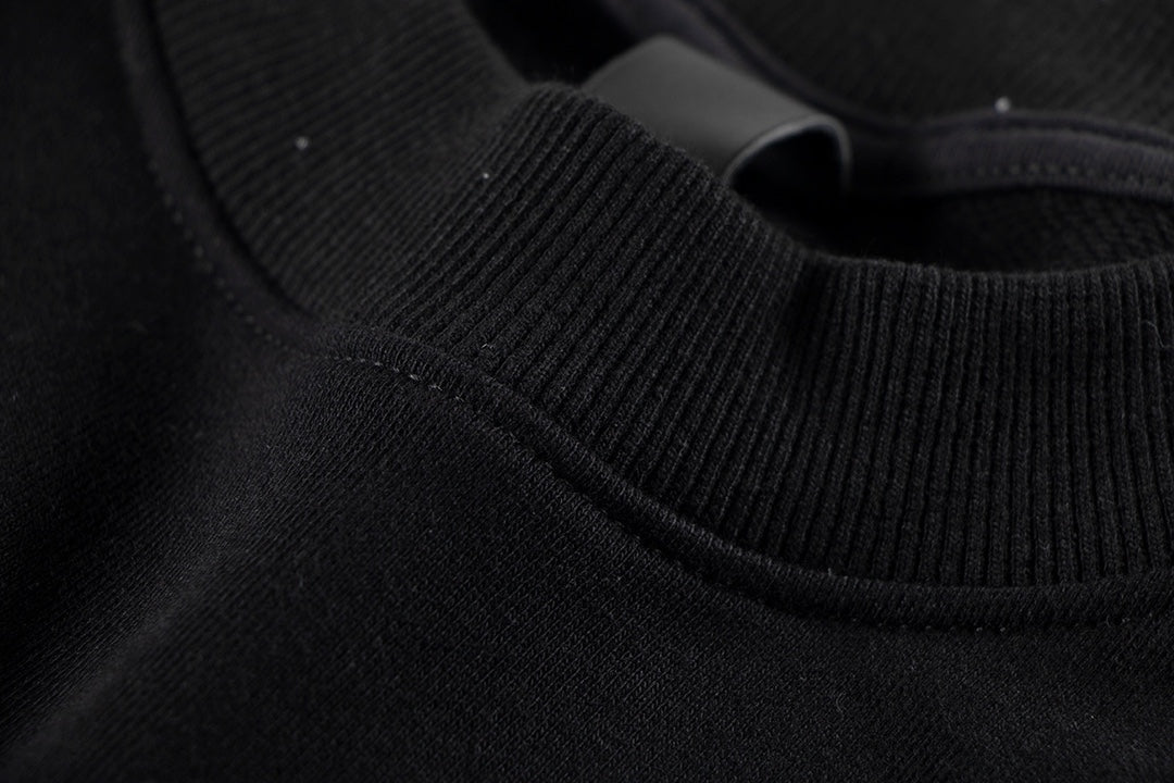 CHROME HEARTS WOOL WHITE CROSS SWEATSHIRT BLACK