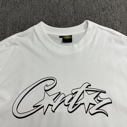CORTEIZ ALLSTARZ TEE WHITE HOLLOW BLACK