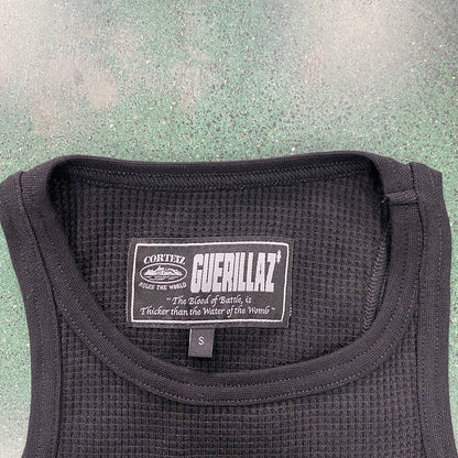 CORTEIZ RTW OG WOMEN'S ALCATRAZ TANK TOP BLACK ON BLACK