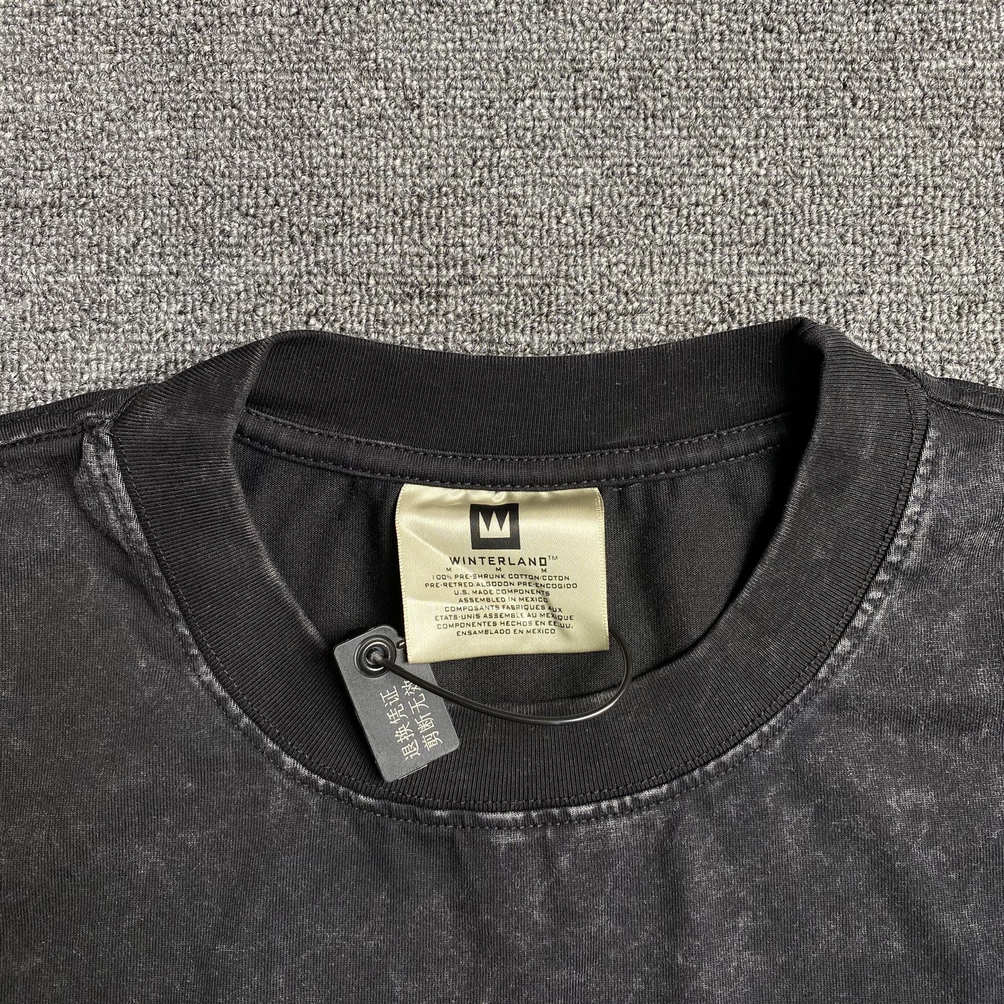 CR7 VINTAGE GRAPHIC TEE DARK GREY