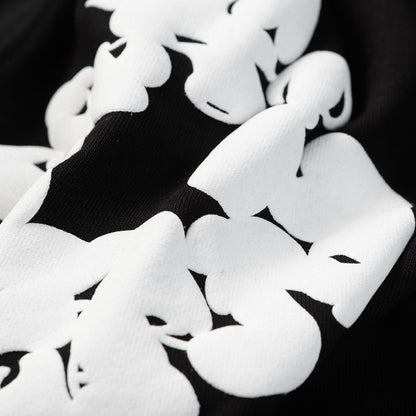 DENIM TEARS COTTON WREATH HOODIE BLACK