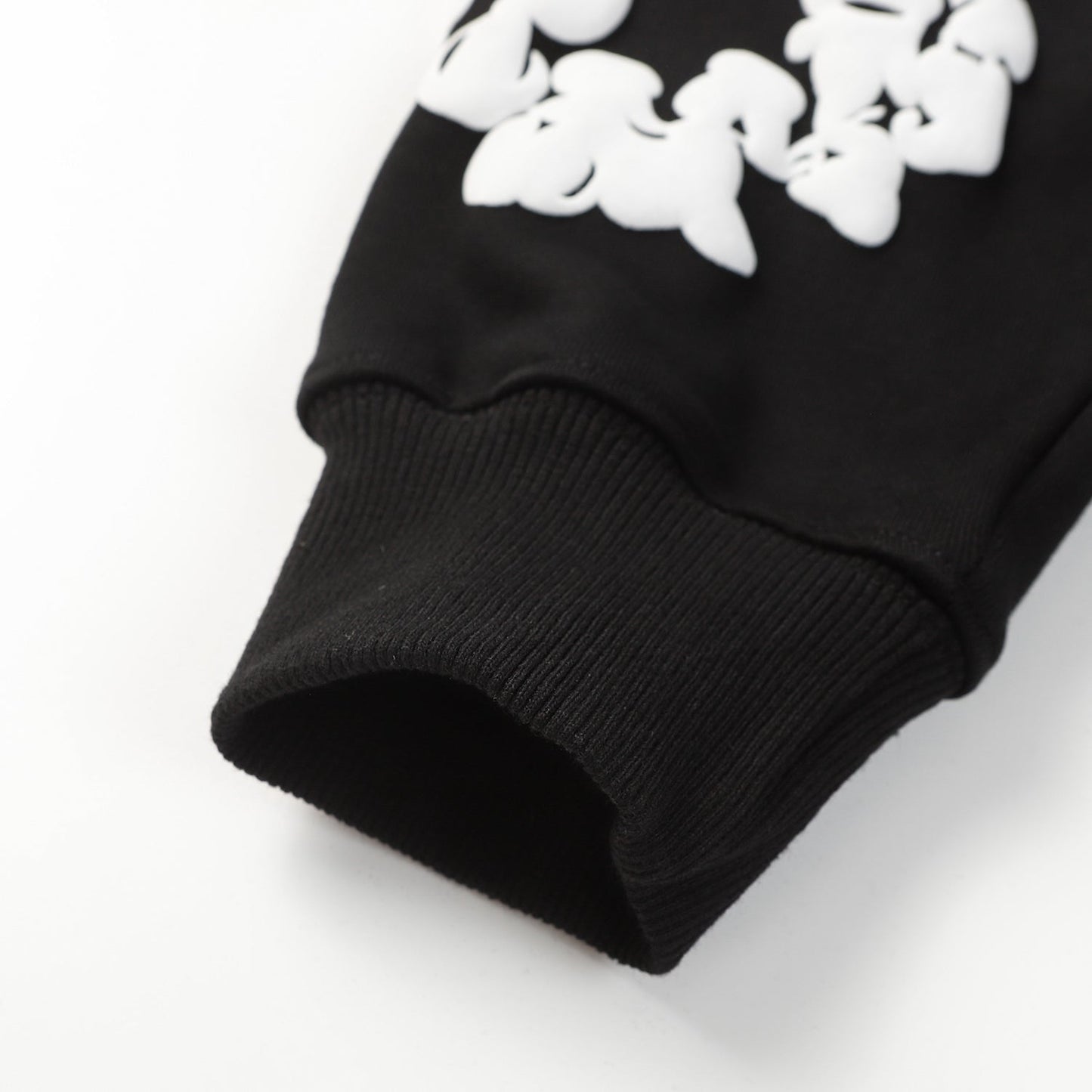 DENIM TEARS COTTON WREATH HOODIE BLACK