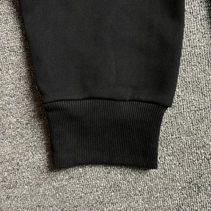 DENIM TEARS COTTON WREATH HOODIE MONOCHROME BLACK