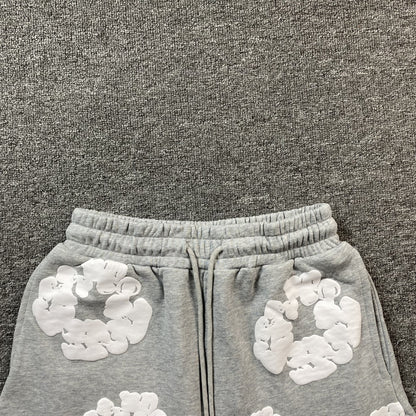DENIM TEARS COTTON WREATH SHORTS GREY