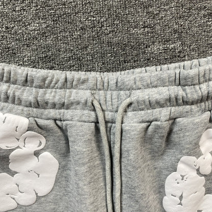 DENIM TEARS COTTON WREATH SHORTS GREY