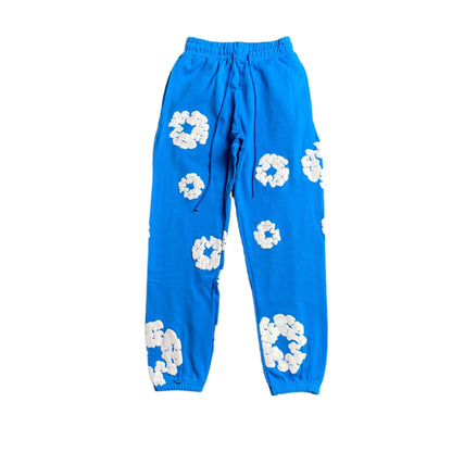 DENIM TEARS COTTON WREATH SWEATPANTS AZURE BLUE