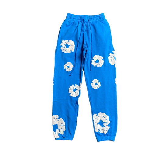 DENIM TEARS COTTON WREATH SWEATPANTS AZURE BLUE