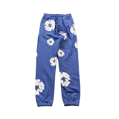 DENIM TEARS COTTON WREATH SWEATPANTS BLUE