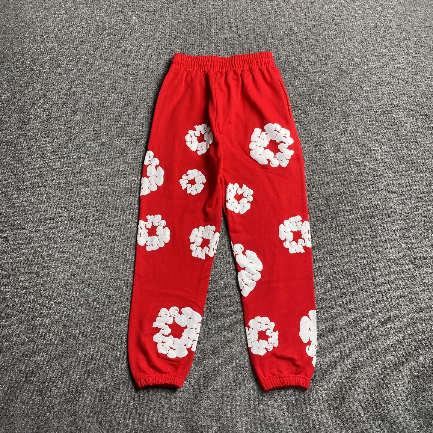 DENIM TEARS COTTON WREATH SWEATPANTS RED