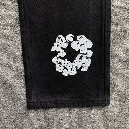 DENIM TEARS x LEVI'S COTTON WREATH JEANS BLACK