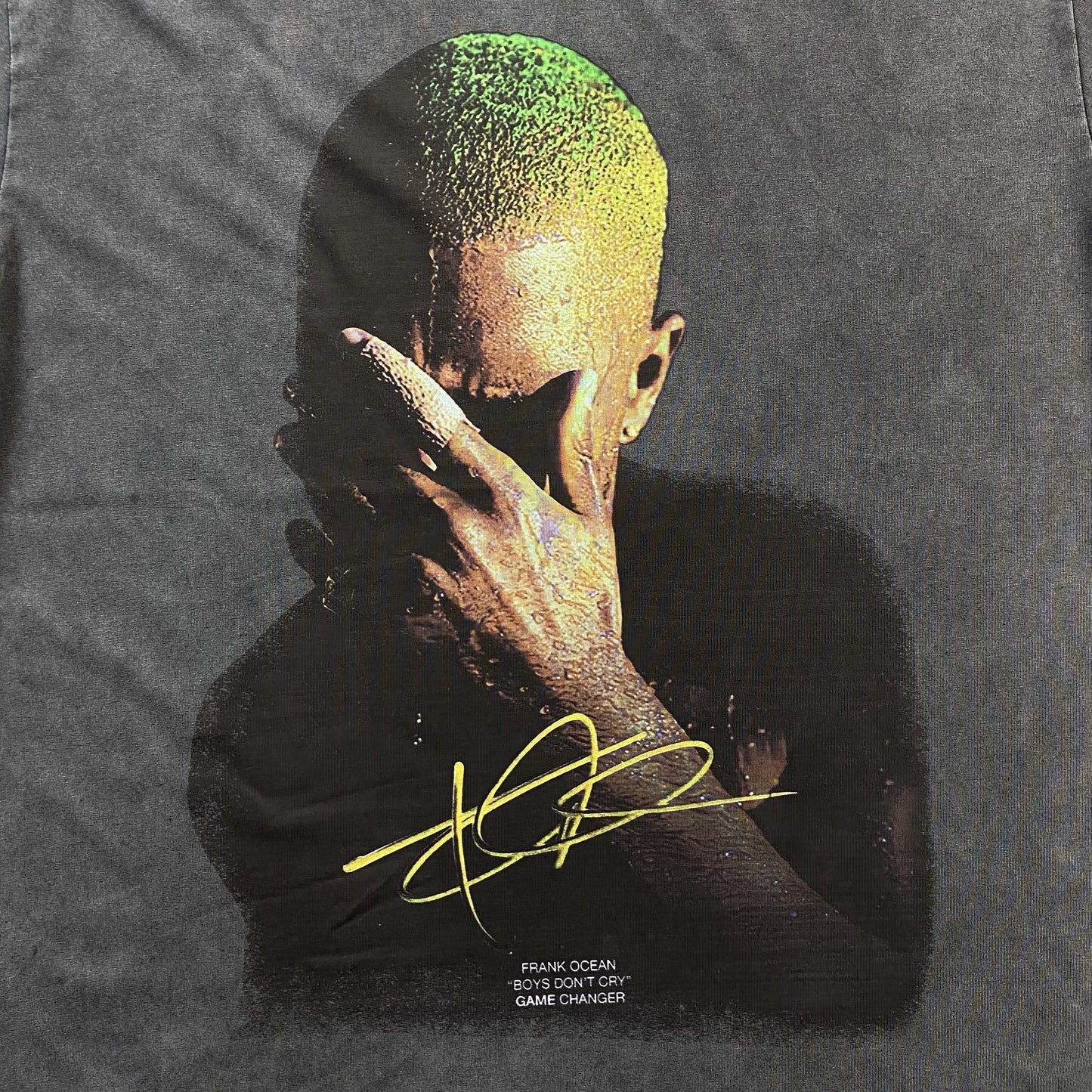 FRANK OCEAN VINTAGE GRAPHIC TEE DARK GREY