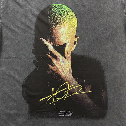 FRANK OCEAN VINTAGE GRAPHIC TEE DARK GREY