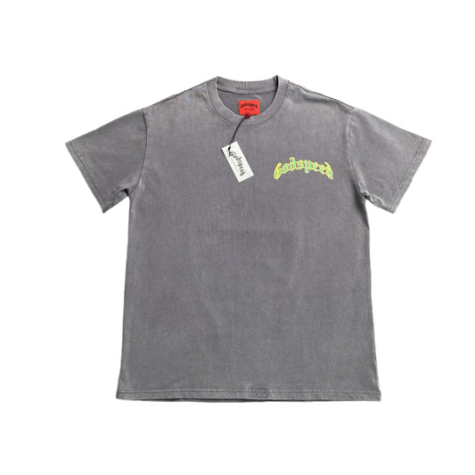 GODSPEED BALACLAVA SZN T-SHIRT WASHED GREY