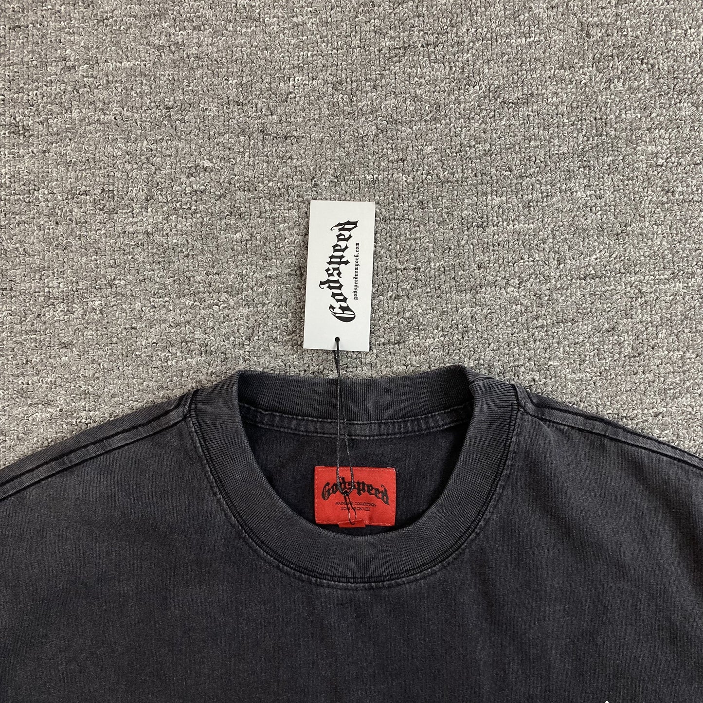 GODSPEED BUTTERFLY EFFECT T-SHIRT WASHED BLACK