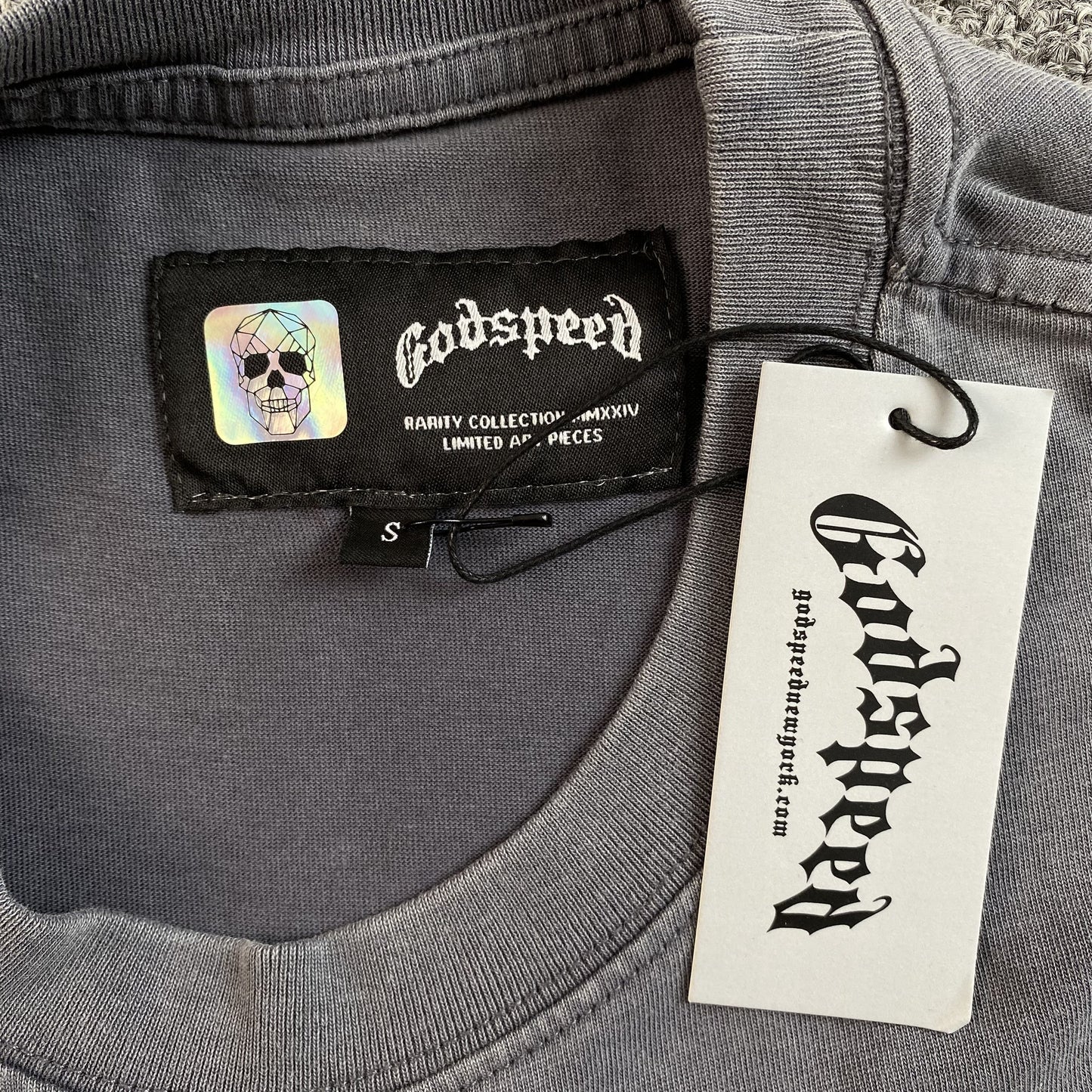 GODSPEED LONG LONELY ROAD T-SHIRT GREY