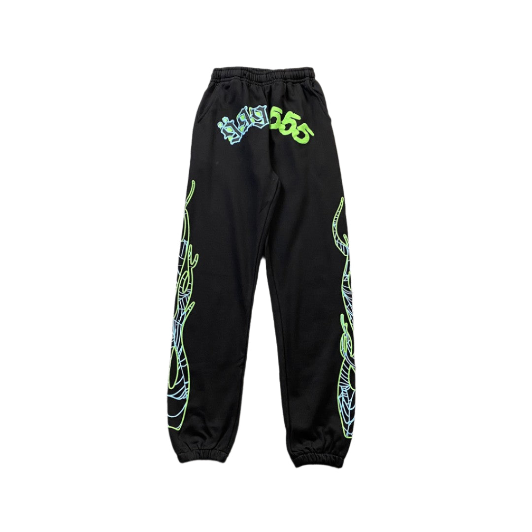 JUICE WRLD x SP5DER SWEATPANTS BLACK