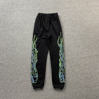 JUICE WRLD x SP5DER SWEATPANTS BLACK
