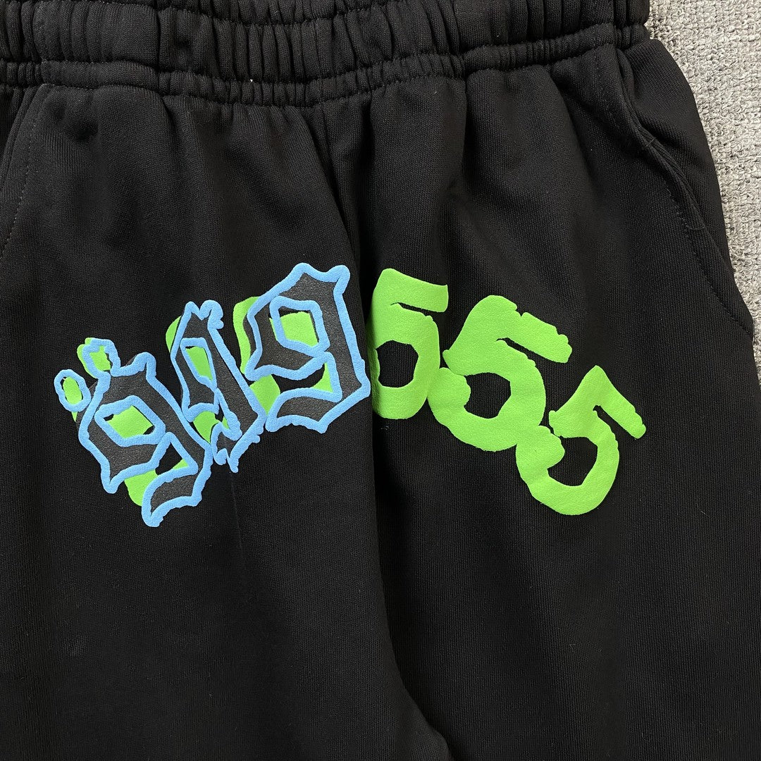 JUICE WRLD x SP5DER SWEATPANTS BLACK