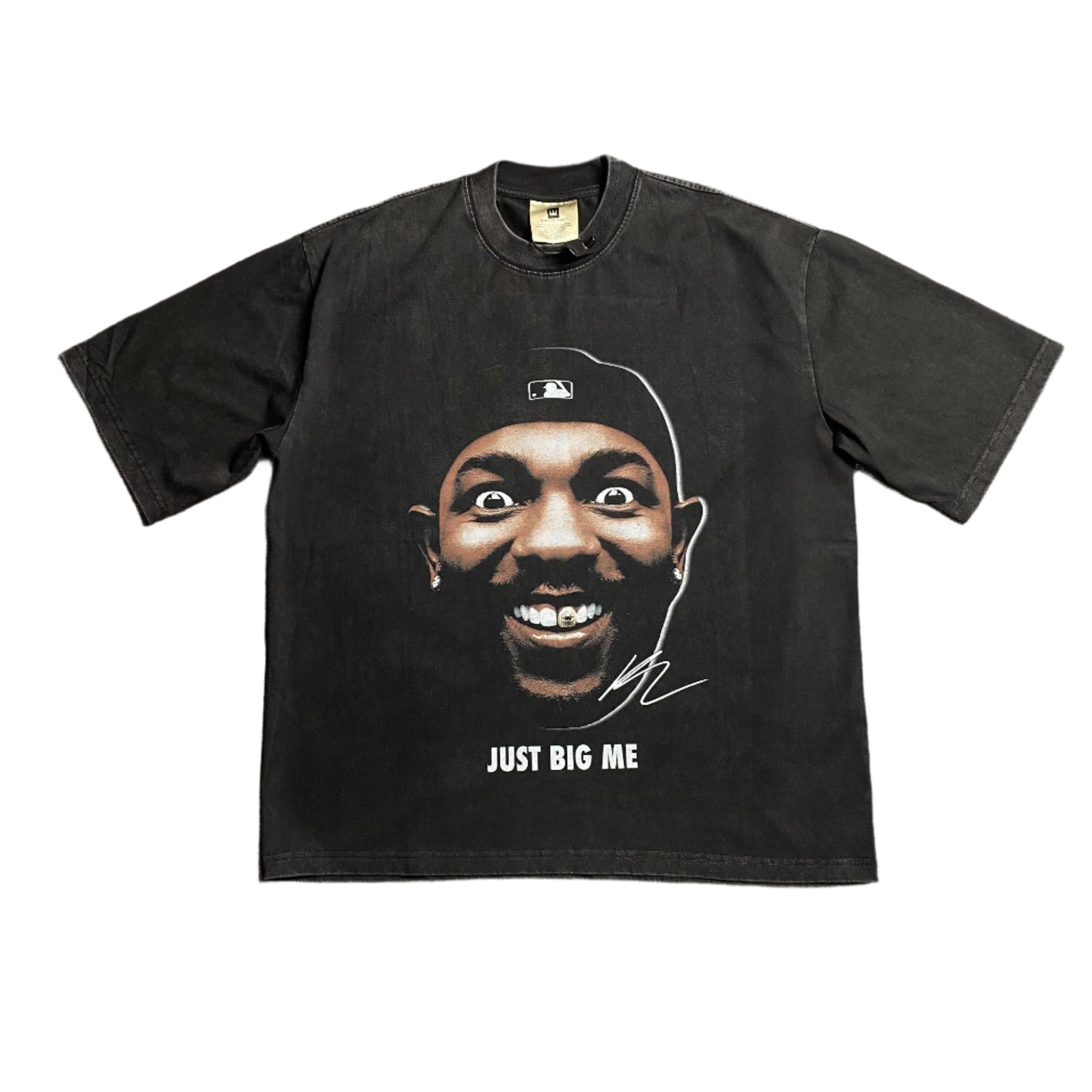 KENDRICK LAMAR VINTAGE GRAPHIC TEE DARK GREY