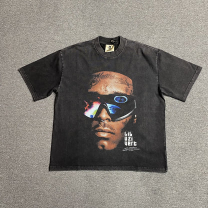 LIL UZI VERT VINTAGE GRAPHIC TEE DARK GREY