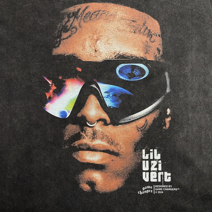 LIL UZI VERT VINTAGE GRAPHIC TEE DARK GREY