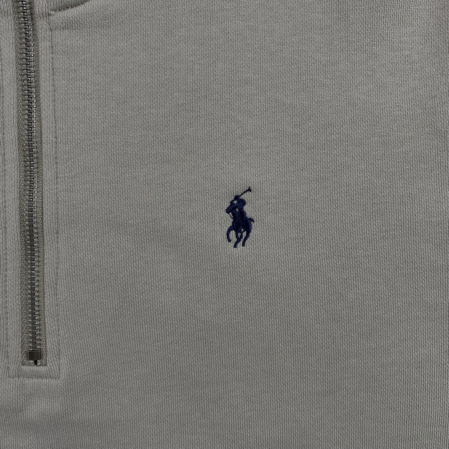 POLO RALPH LAUREN QUARTER ZIP SWEATSHIRT BEIGE