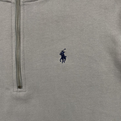 POLO RALPH LAUREN QUARTER ZIP SWEATSHIRT GREY