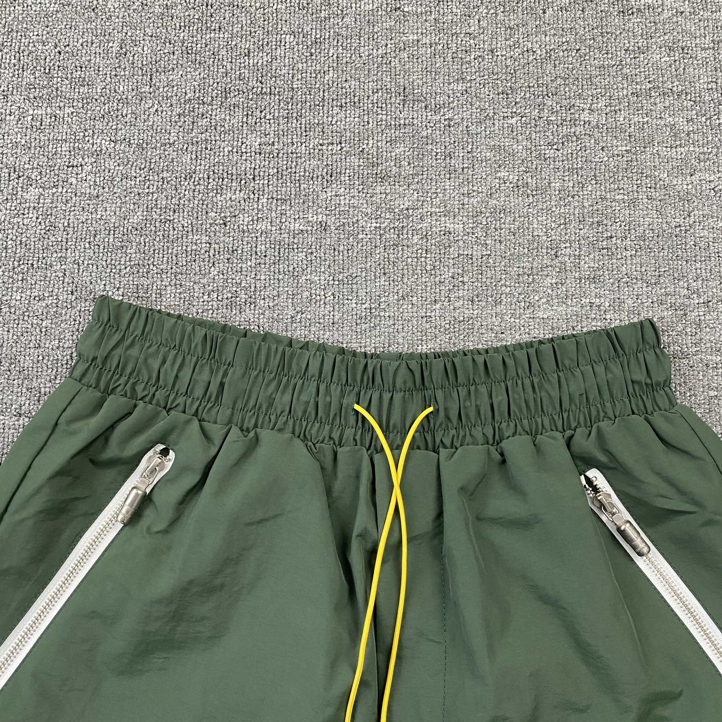 RHUDE RH LOGO SHORTS GREEN