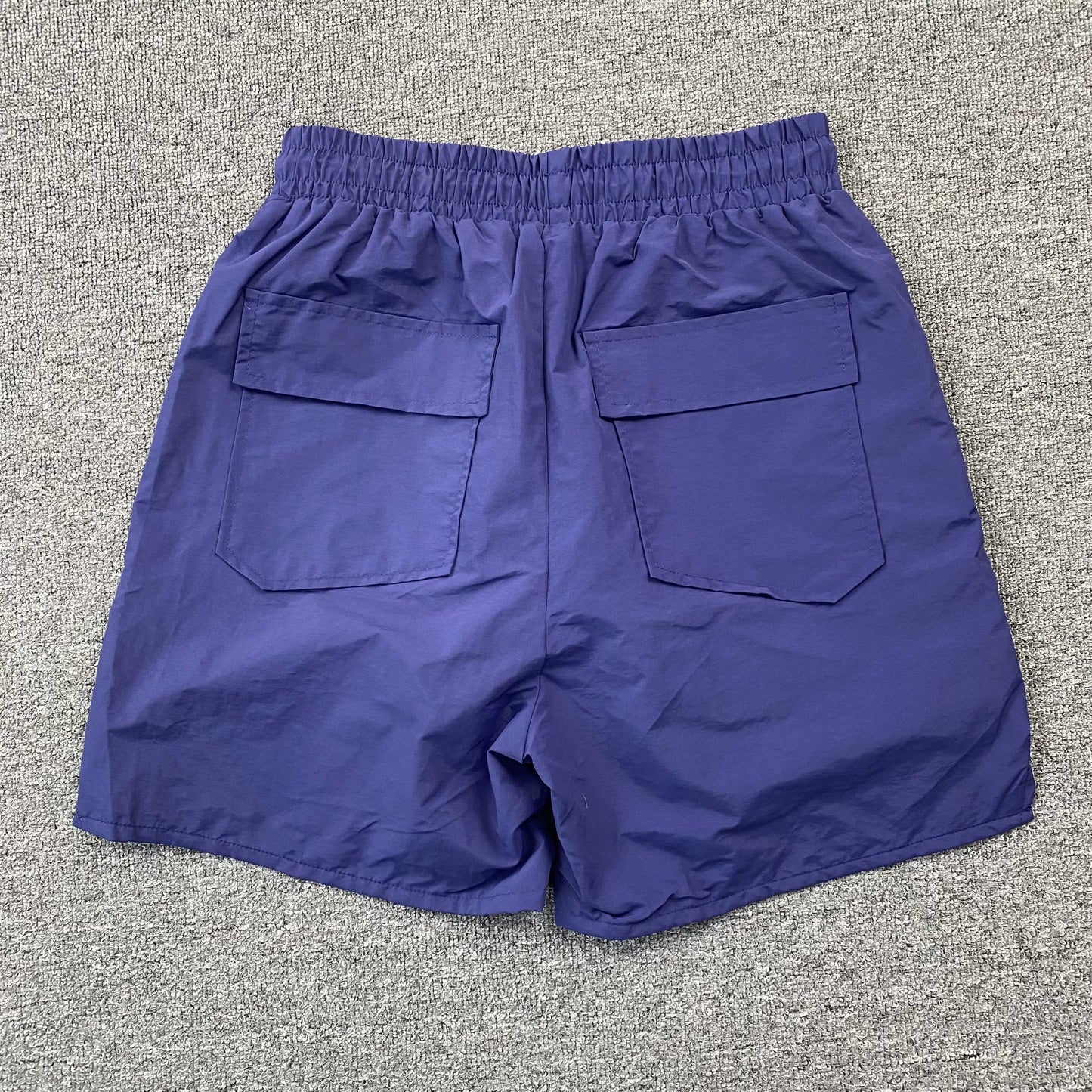RHUDE RH LOGO SHORTS NAVY