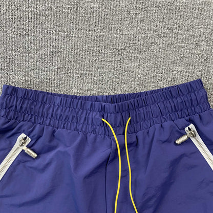 RHUDE RH LOGO SHORTS NAVY