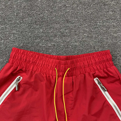 RHUDE RH LOGO SHORTS RED