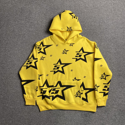 SP5DER 5STAR HOODIE YELLOW