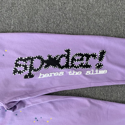 SP5DER ACAI SWEATPANTS PURPLE