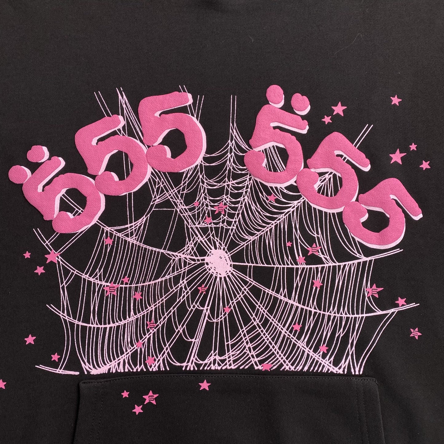 SP5DER ANGEL NUMBER HOODIE BLACK