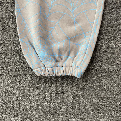 SP5DER AOP WEB SWEATPANTS HEATHER GREY