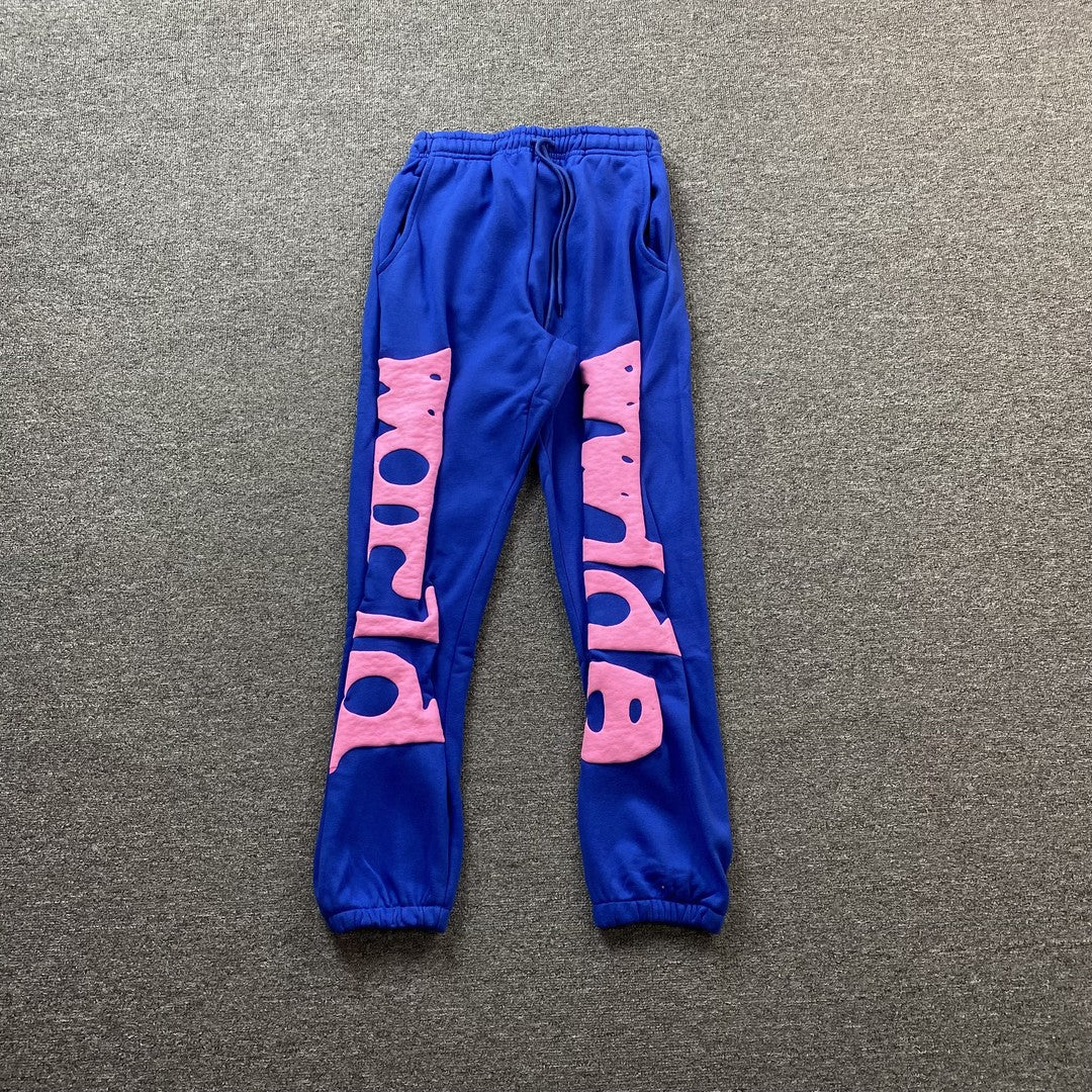 SP5DER BELUGA SWEATPANTS BLUE