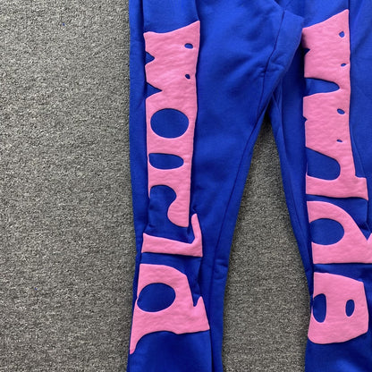 SP5DER BELUGA SWEATPANTS BLUE