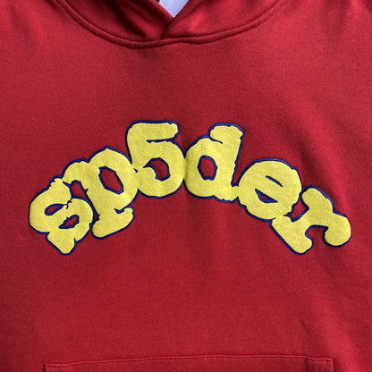 SP5DER OG LOGO HOODIE RED
