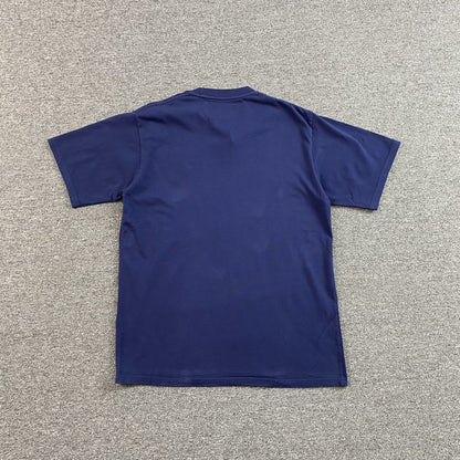 SP5DER RED 5 BABY TEE NAVY