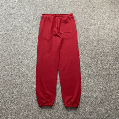 SP5DER VVS SWEATPANTS RED