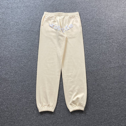 SP5DER VVS SWEATPANTS WHITE