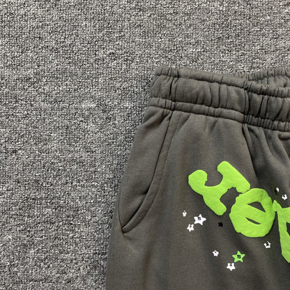 SP5DER WAIT WEB SWEATPANTS SLATE GREY