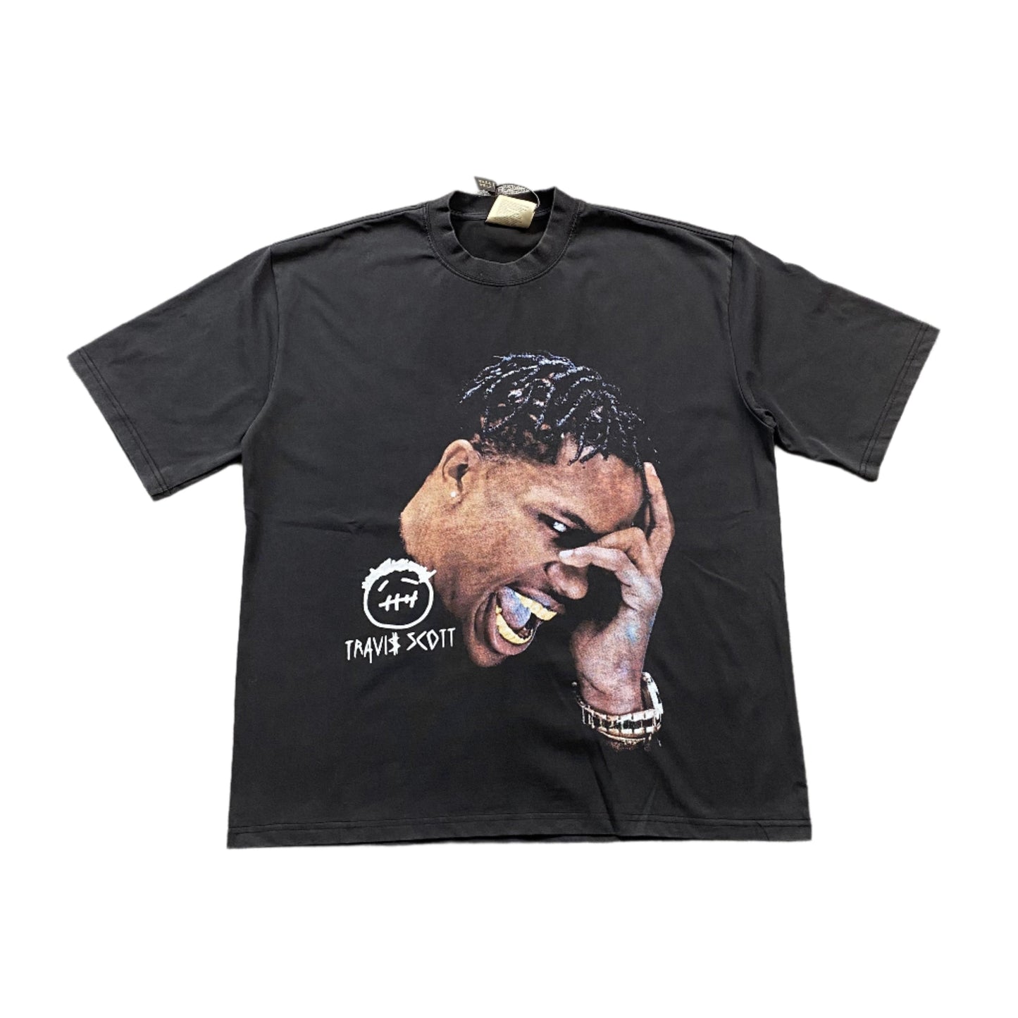 TRAVIS SCOTT VINTAGE GRAPHIC TEE BLACK